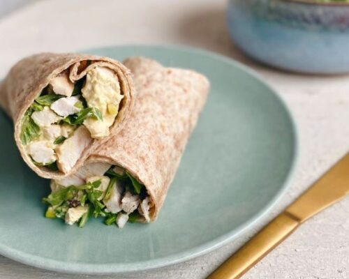 Coronation Chicken Wrap