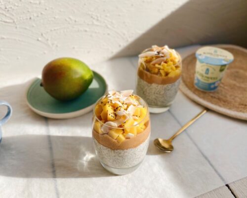 Mango and Coconut Overnight Oats